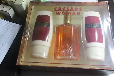 Caesars Woman Caesars Perfume Extravagant Cologne   Vintage Gift Set Cream  • $109.20