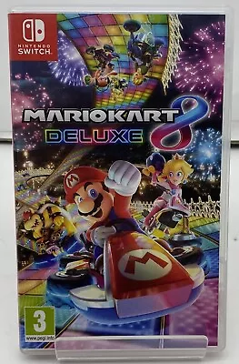 Mario Kart 8 Deluxe Nintendo Switch (2017) Classic Racing Game | FAST SHIPPING • £31.95