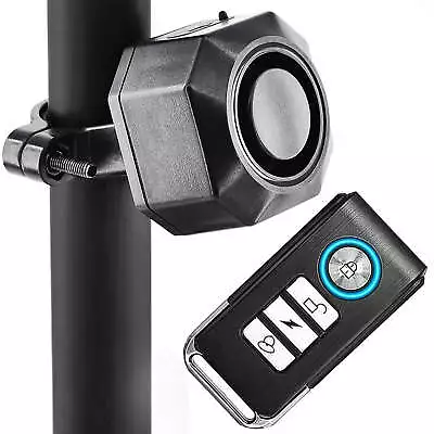 Bike Alarm With Remote Rechargeable Vehicle Anti Theft Vibration Security System • $19.98