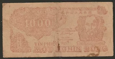 1950/51 Vietnam 1000 Dong Note • $5