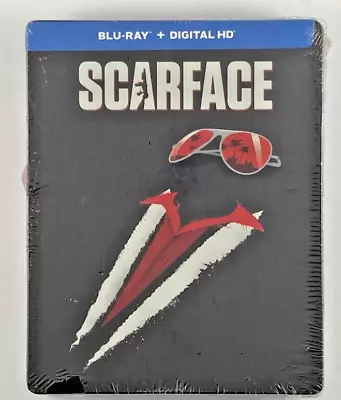 Scarface Blu-ray Steelbook 1983 Al Pacino Gangster Movie Oliver Stone NEW Sealed • $9.99