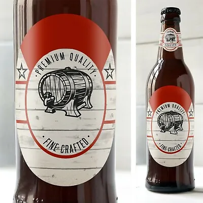 Summerville Blank PERSONALISED HOMEBREW HOME BREW BOTTLE LAGER STICKY LABELS • £3.50