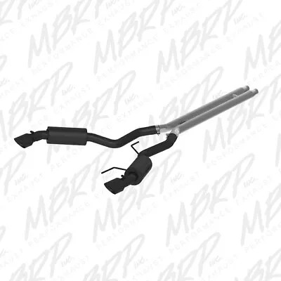 MBRP Armor Black CatBack Exhaust For 2015-2017 Mustang GT 5.0L Coupe Only • $649.99