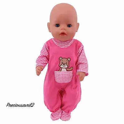 Teddy Bear Doll Clothes 43cm Baby Born Our Generation Journey American Girl • $11.88