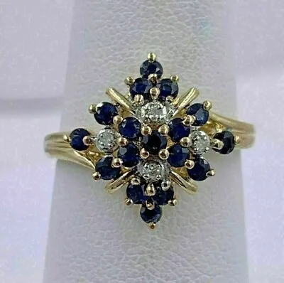 2Ct Round Cut Lab-Created Sapphire Engagement Ring 14k Yellow Gold Plated • $94.25