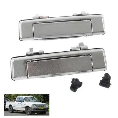 Pair Chrome Handle Outer Door For Mazda Magnum B2200 B2600 Pickup 1986 - 1998 • $40.19