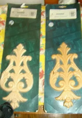 Lot2 • Ornamental Mouldings Limited • New In Package Unpainted Wood Applique • $14.99