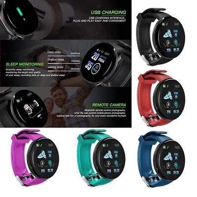 $19.54 • Buy Smart Watch For Android IPhone, 1.3inch Waterproof Smartwatch Activity Fitness