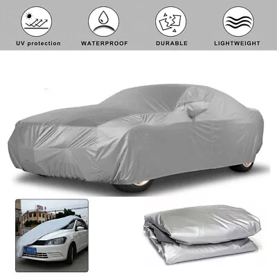 Full Car Cover Outdoor Waterproof  UV Snow Dust Rain Resistant Protection US • $17.99