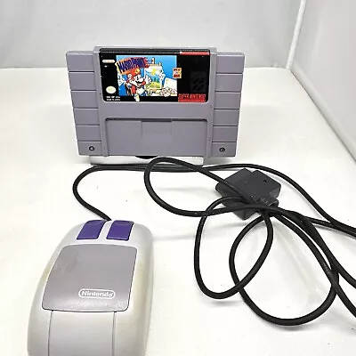 Mario Paint (Super Nintendo Entertainment System 1992) With Original Mouse • $24.99