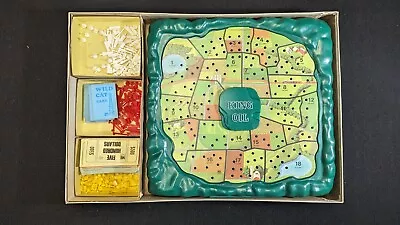 Vintage 1974 King Oil Board Game By Milton Bradley - Made In USA • £72.24