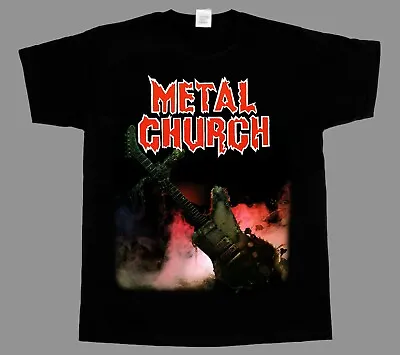 S - 4xl Metal Church Overkill Metallica New Black T-shirt • $17.99