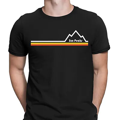 Resort Snowboard Mountain Alpine Skiing Vintage Mens T-Shirts Tee Top #DGV • £11.99