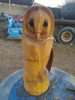 £50 • Buy Great Gift Idea Sussex Chainsaw Carvings Yew Owl Home Or Garden Wooden Sculpture
