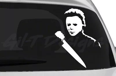 Michael Myers With Knife #1 Vinyl Decal Sticker Halloween Horror Size List #2 • $7.97