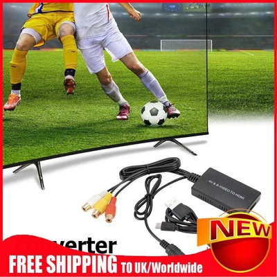 £9.59 • Buy RCA AV S-Video To HDMI-compatible Converter Audio Video Adapter For DVD HDTV STB