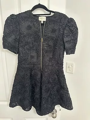 Alice McCall Jumpsuit Black Flowers Size 8 • $60