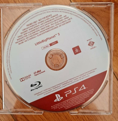 $12 • Buy Little Big Planet 3 Playstation 4 PS4 Demo Disc FULL GAME! Kids Fun