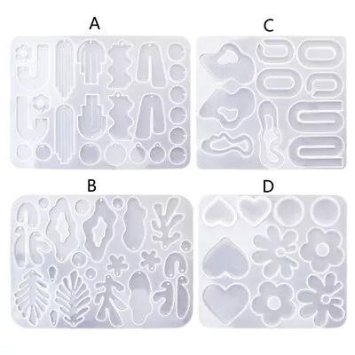 Irregular Silicone Molds Jewelry Casting Molds Epoxy Resin Pendant Mold • $6.79