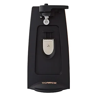 Tower T19031RG Cavaletto 3 In 1 Electric Can Opener Black And Rose Gold • £21.99