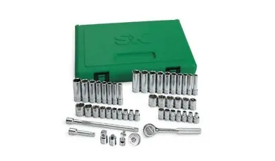 SK Tools 91848 48Pc 1/4  Dr. 6 Point Standard & Deep Socket Set SAE METRIC • $213.21