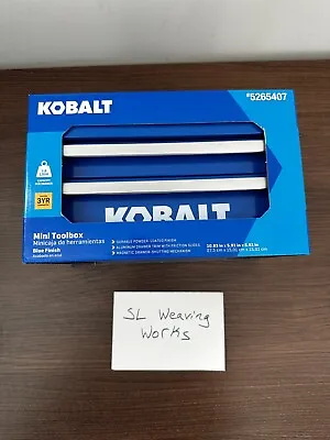 Kobalt Mini Tool Box 25th Anniversary Blue 5265407 Brand New Sealed • $38.97