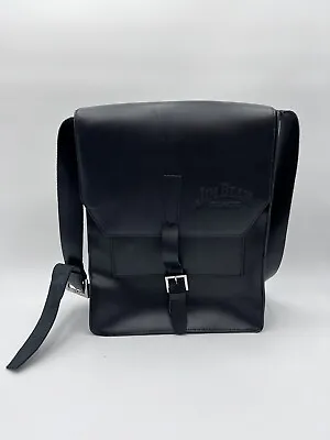 Jim Beam Black Leather Messanger Bag.         K5 • $29.99