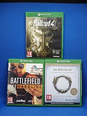 3 Game Bundle Fallout 4 Battlefield Elder Scrolls Xbox One Xbox One Series X/S • £5.95