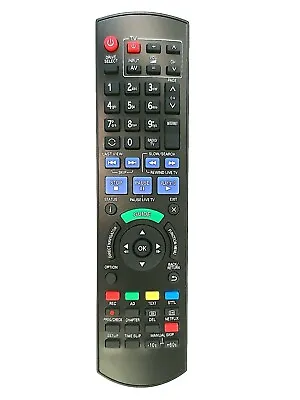 N2QAYB000985 Remote Replaced For Panasonic HDD DVD Recorder DMR-BWT740EBK • £8.26