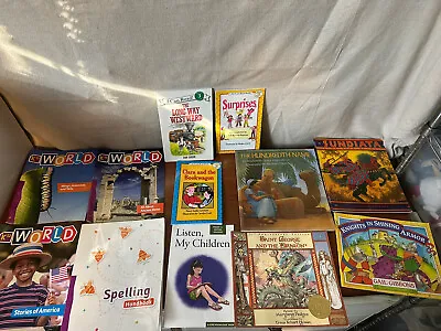 Big Assortment Lot Of  K-12 Books And Learning Tools. Most New Homeschooling. R3 • $14.99