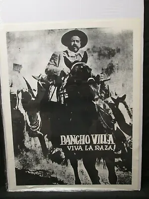 Pancho Villa Viva La Raza Poster Bar Garage Man Cave Mexican Cng1414 • $47.47