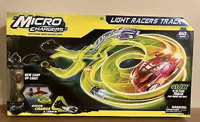 Micro Chargers Electronic Micro Racing Cars LIGHT RACERS TRACK - New In Box • $20