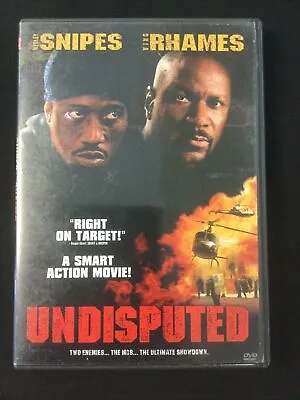 Undisputed [2002 DVD] Wesley Snipes Ving Rhames Action Movie FREE SHIPPING • $7.99