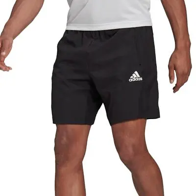 Adidas Men's Performance Essentials Chelsea Shorts Black/White Free Shipping • $54.95