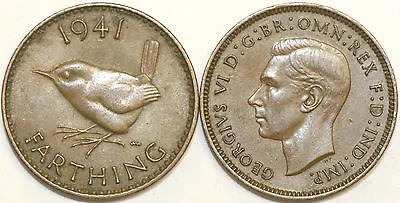 1937 To 1952 George VI Bronze Farthing Your Choice Of Date / Year • £1.45