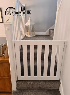 £150 • Buy Wooden Stair Gate | Made To Measure Stair Gate | Baby Gate | Pet Gate