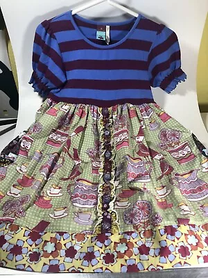 Matilda Jane Maggie At Tea Dress Heart Soul Pride Character Counts Girls Size 8 • $29.99