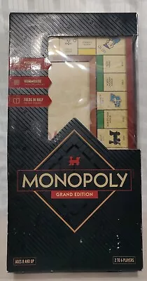 Monopoly Grand Edition Board Game Wood Frame Sealed New Read Description  • $95