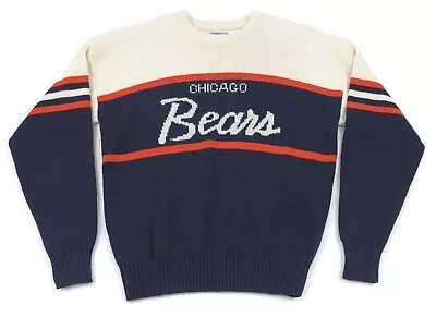 NWOT Vintage 80s Sweater Mens XL CHICAGO BEARS Cliff Engle NFL Mike Ditka 1985 • $249.99