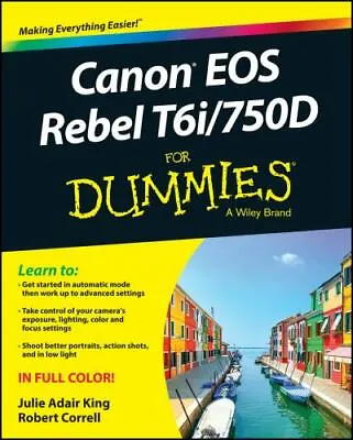 Canon EOS Rebel T6i / 750D For Dummies • $6.52