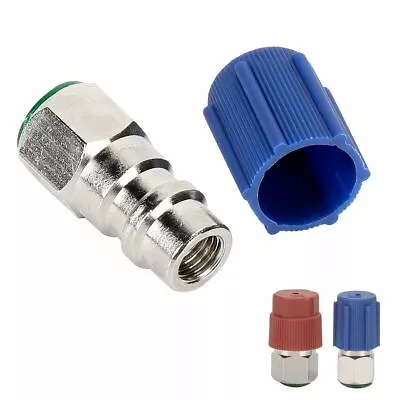 Car A/C R-12 To R-134a Retrofit Conversion Adapter Kit With 7/16 3/8 Valves • $9.99