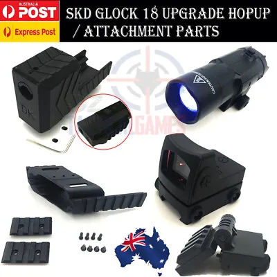 SKD G18 Gel Blaster Toy Upgrade Parts Rails Scope Mount Base GLOCK 18 HOPUP AU • $23.69