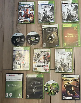 $19.85 • Buy Xbox 360 Games Lot Of 13, Walking Dead, 3-Assassins Creed, More, Untested