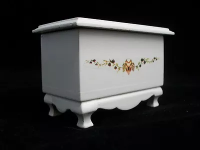 Painted Blanket Chest  T5250  1/12 Scale Wooden Miniature Furniture • $7.12