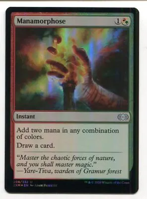 Magic The Gathering MTG Double Masters Foil Card #208 Manamorphose • $10.94