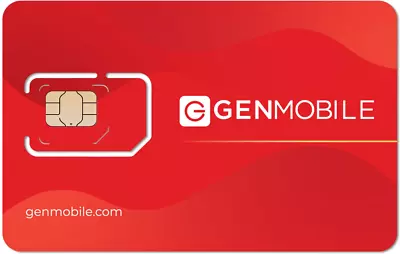 Genmobile Prepaid 50X SIM Cards T-Mobile Or AT&T Network - NO SERVICE INCLUDED • $100