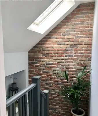 £0.99 • Buy Camden Multi Brick Slips, Wall Cladding, Feature Wall, Brick Tiles SAMPLE