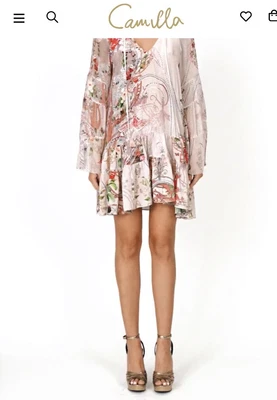 $189 • Buy Camilla Istenanya A Line Gathered Panel Dress  - XS