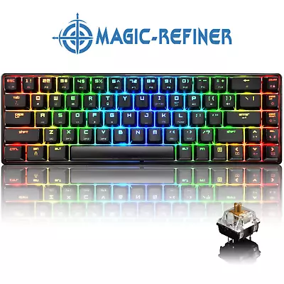 60% Mini Wired Mechanical Gaming Keyboard RGB Backlit For PS4XboxPCLaptop • $39