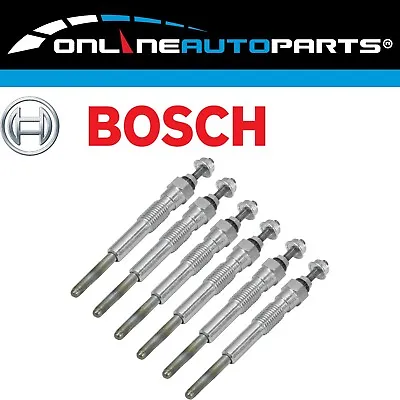 6 Bosch 6volt Glow Plugs For Landcruiser HJ75 4.0L 2H Diesel Engine 84~88 Set • $137.95